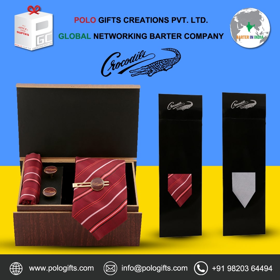 Crocodile Ties & Cufflinks 